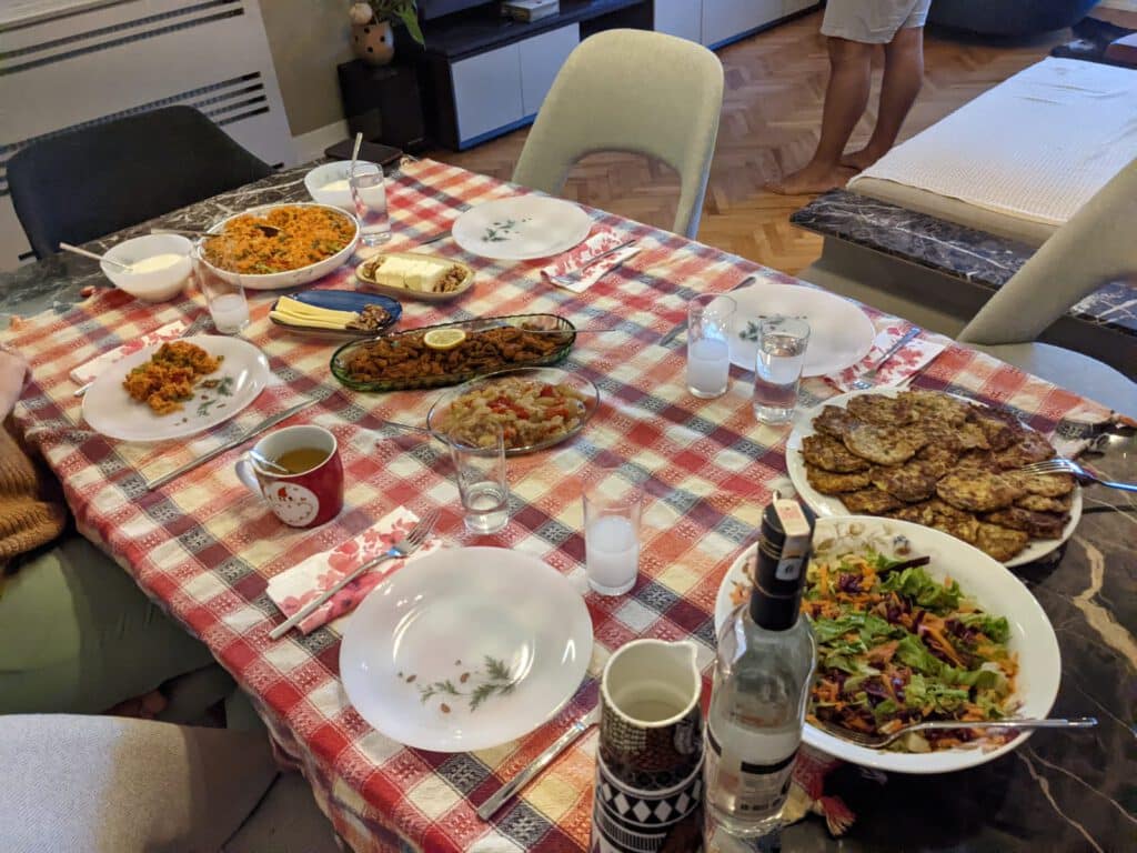 ארוחת ערב טורקית אצל ג'נסו