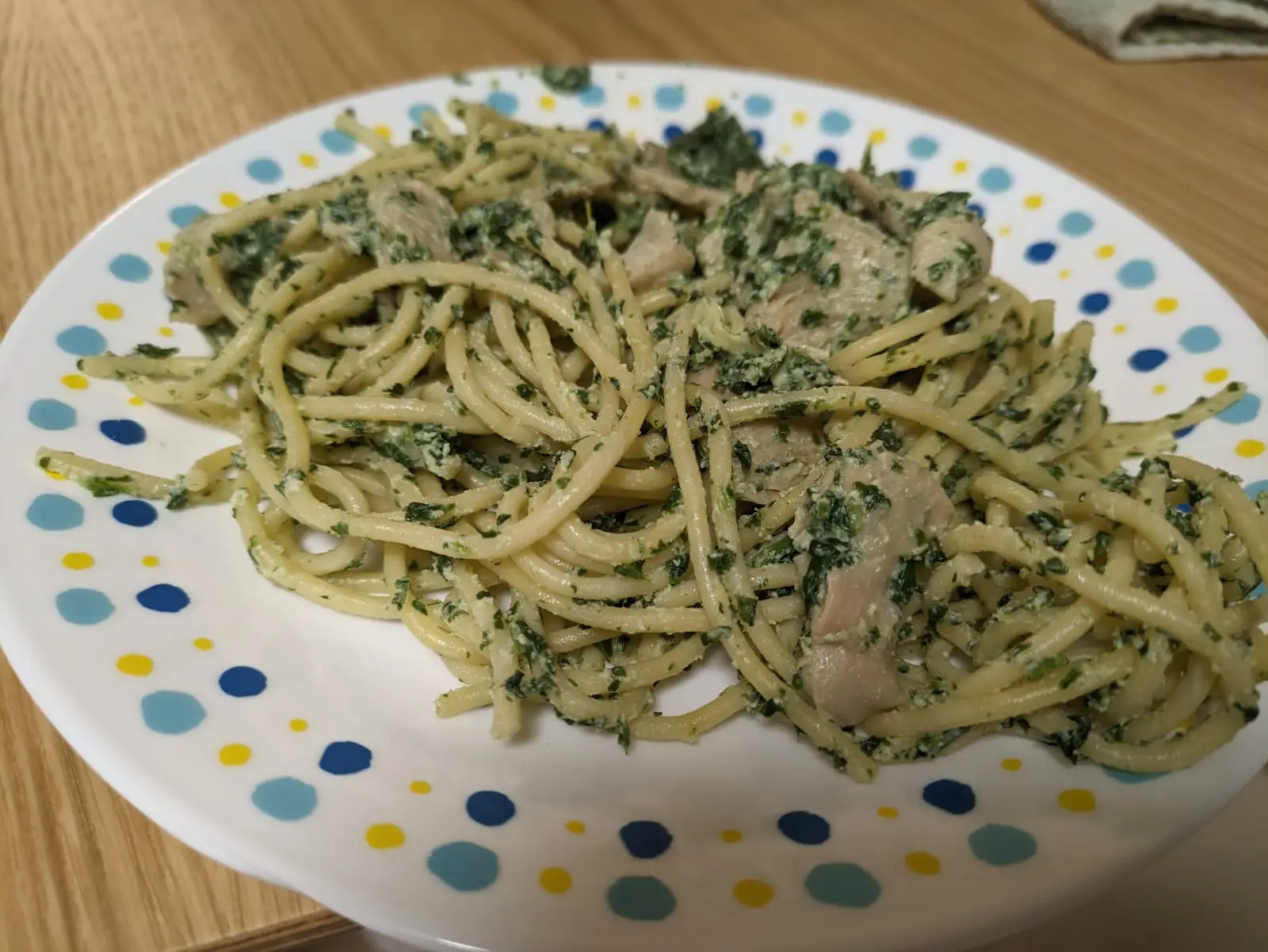 פסטה עם ריקוטה ופטריות צדף