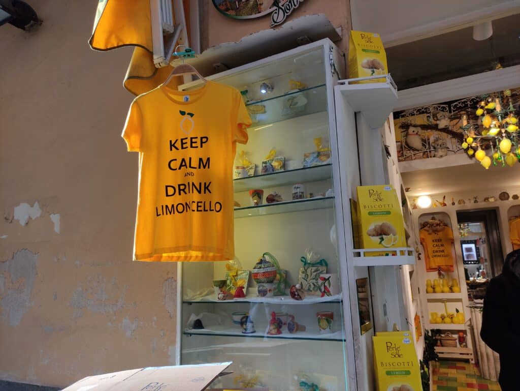 keep calm and drink limoncello