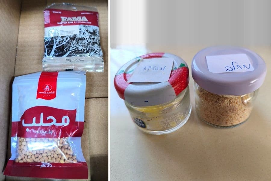 מחלב ומסטיקה בשקיות ובצנצנות